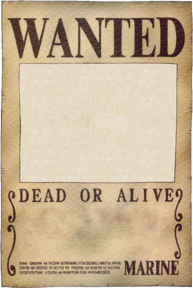 Wanted Poster Template